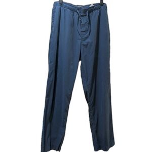 Banana Republic Pajama Pants Mens L Blue Cotton Lounge Sleepwear